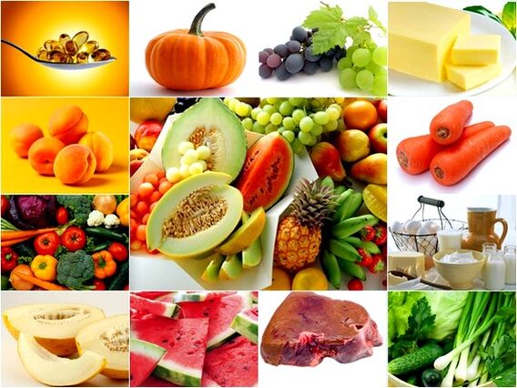 Hlavné vitamíny pre potenciu sa nachádzajú v mnohých zdravých potravinách. 